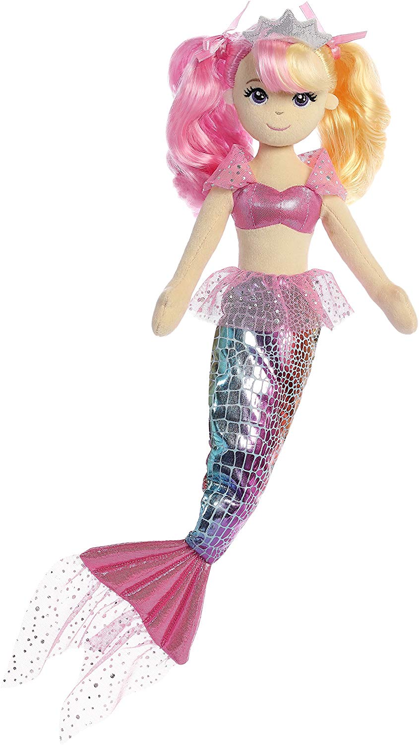 Sea Shimmers Pastell Seerose Plueschfigur