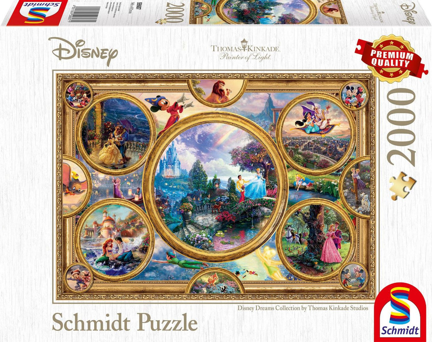 Disney Dreams Collage Puzzle Kinkade