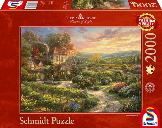 Kinkade Weinberge Teile Puzzle