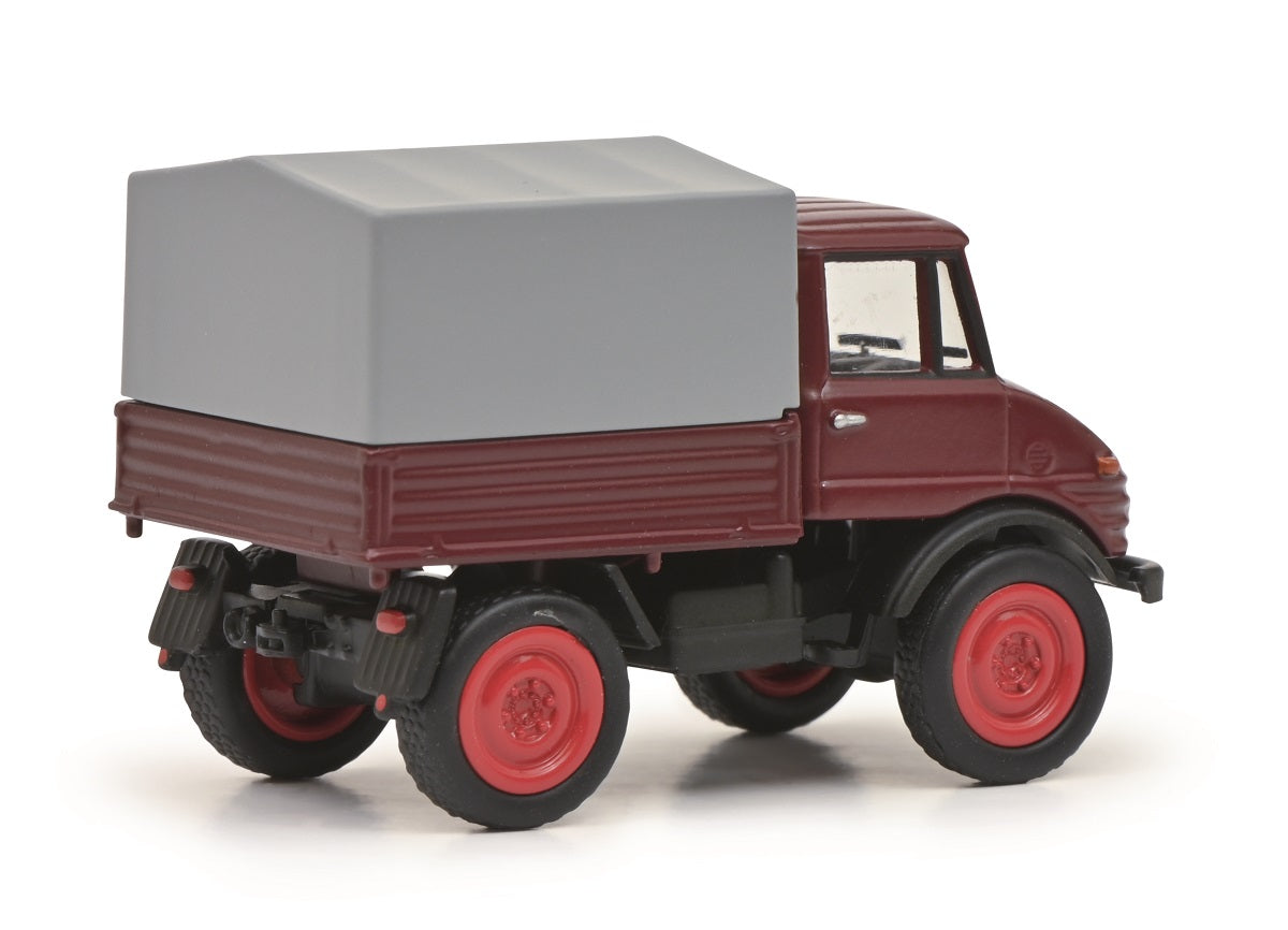 Schuco Unimog U406 rot Modellauto