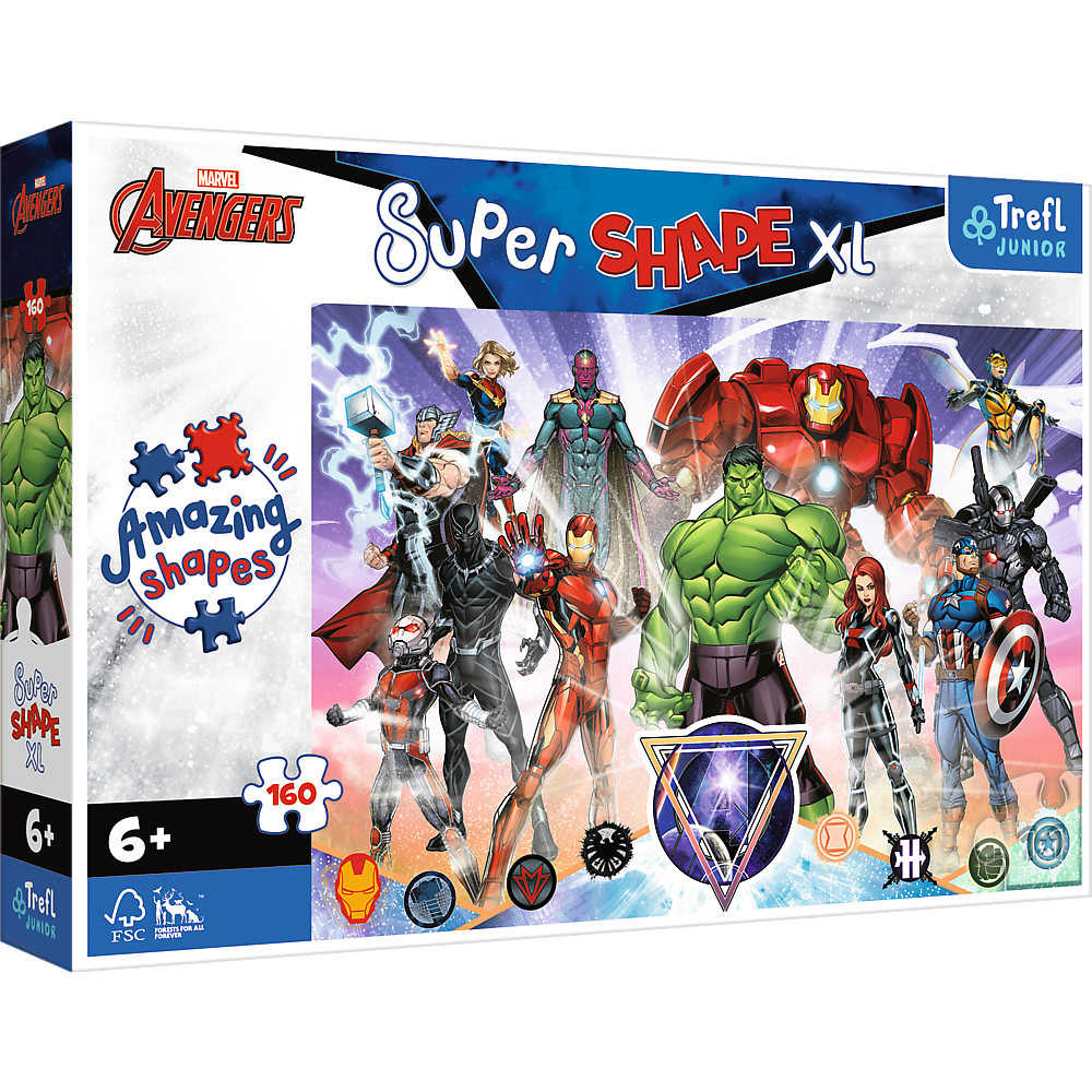 Marvel Avengers Junior Super ShapeL Puzzle