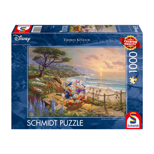 Disney, Donald & Daisy, A Duck Day Afternoon 1000 Teile Puzzle (Thomas Kinkade)