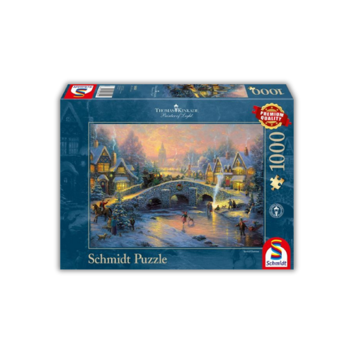 Thomas Kinkade Winterliches Dorf 1000 Teile Puzzle