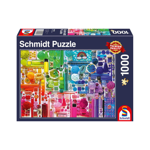 Regenbogenfarben 1000 Teile Puzzle