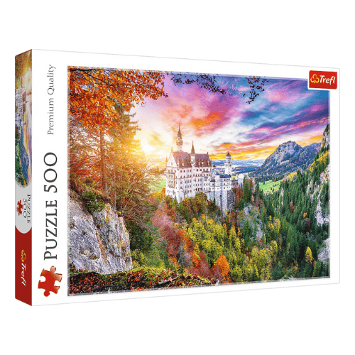 Blick auf Neuschwanstein Deutschland Puzzle