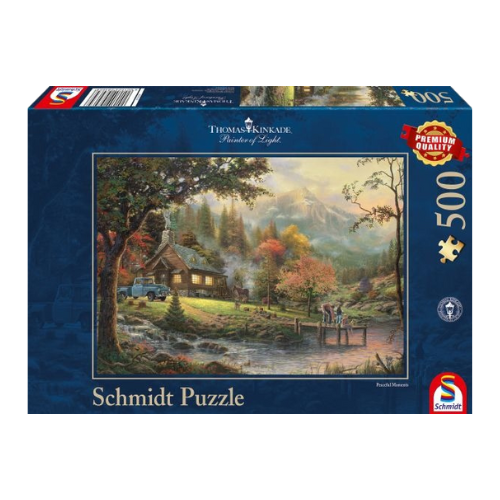 Thomas Kinkade Idylle am Fluss 500 Teile Puzzle