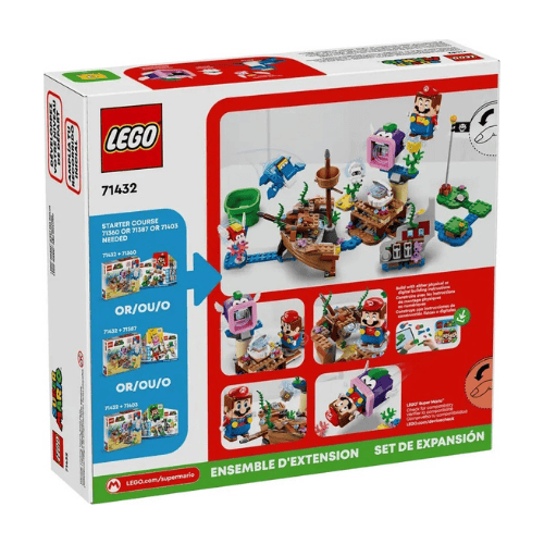 Super Mario™ Dorrie und das versunkene Schiff – Erweiterungsset (500 Teile)