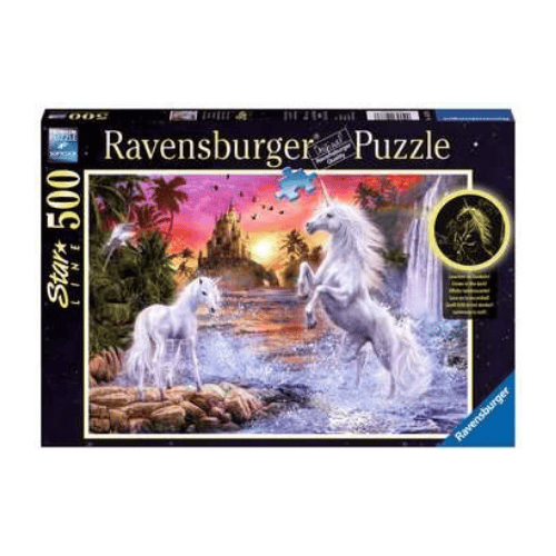 Einhörner am Fluss Puzzle 500 Teile