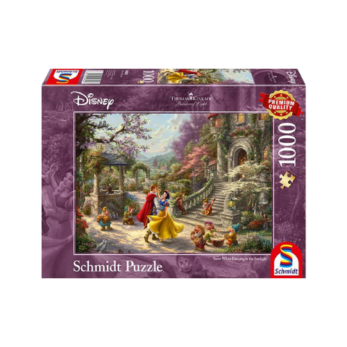 Disney, Schneewittchen Tanz mit dem Prinzen 1000 Teile Puzzle (Thomas Kinkade)