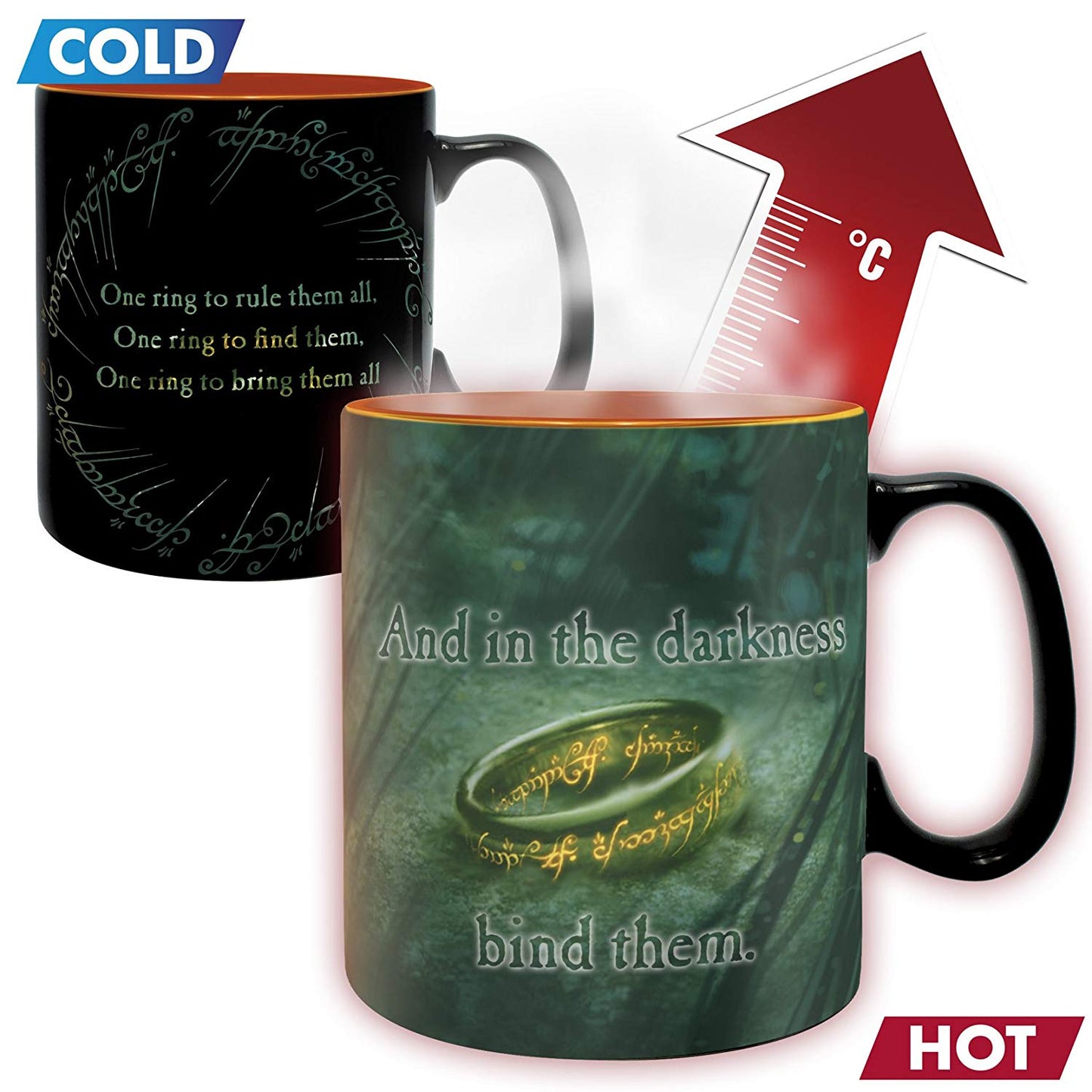 Herr Ringe Tasse Farbwechsel Sauron