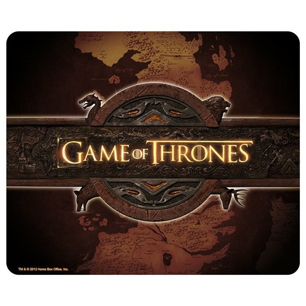 Game Thrones Mauspad Logo Card