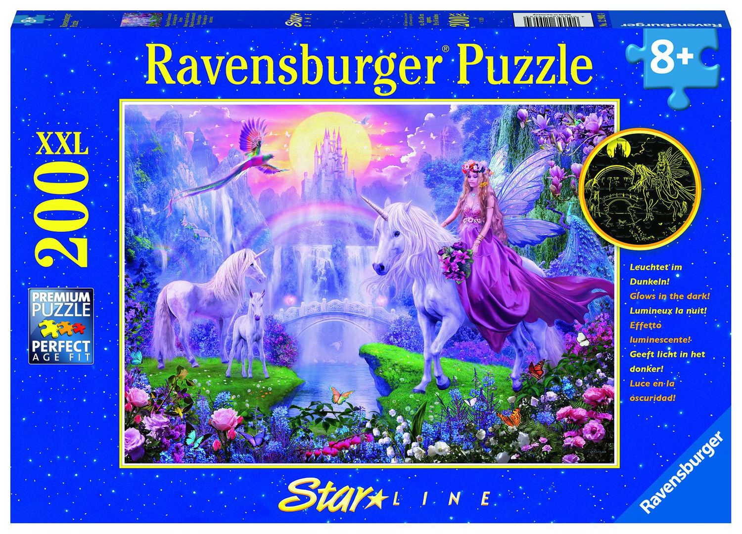 Magische Einhornnacht Puzzle Teile