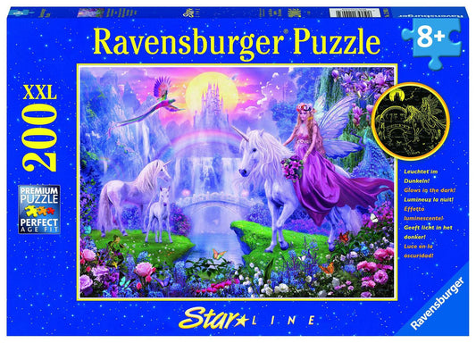 Magische Einhornnacht Puzzle Teile
