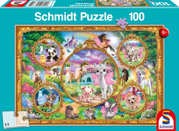 Animal Club Einhorn Puzzle Teile