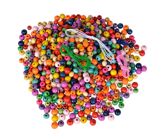 Eichhorn Holzperlen Set Eimer