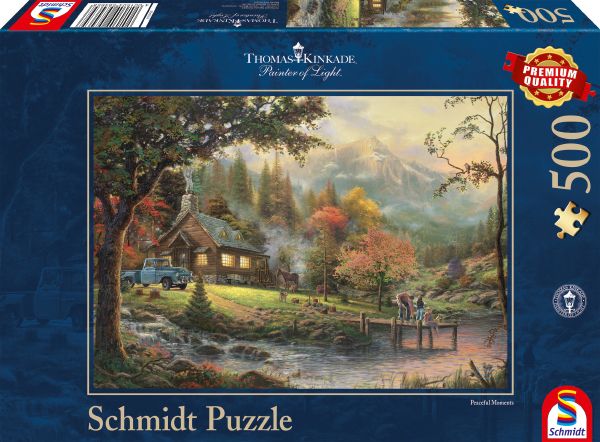 Kinkade Idylle Fluss Puzzle Teile