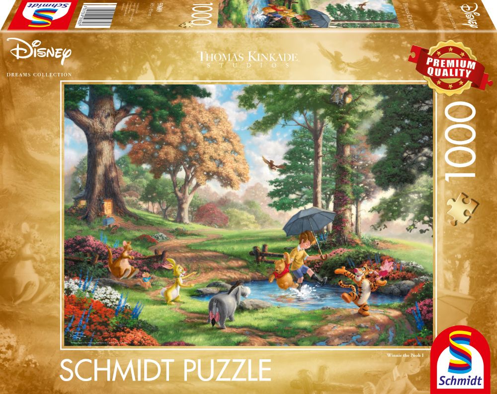 Disney Winnie Pooh Puzzle Kinkade