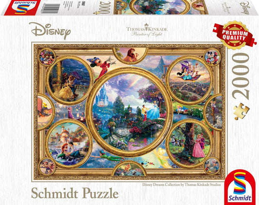 Disney Dreams Collage Puzzle Kinkade