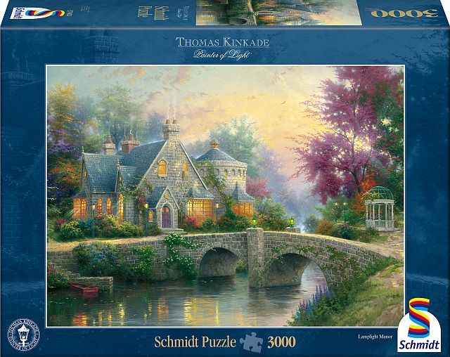 Kinkade Abendstimmung Puzzle Teile