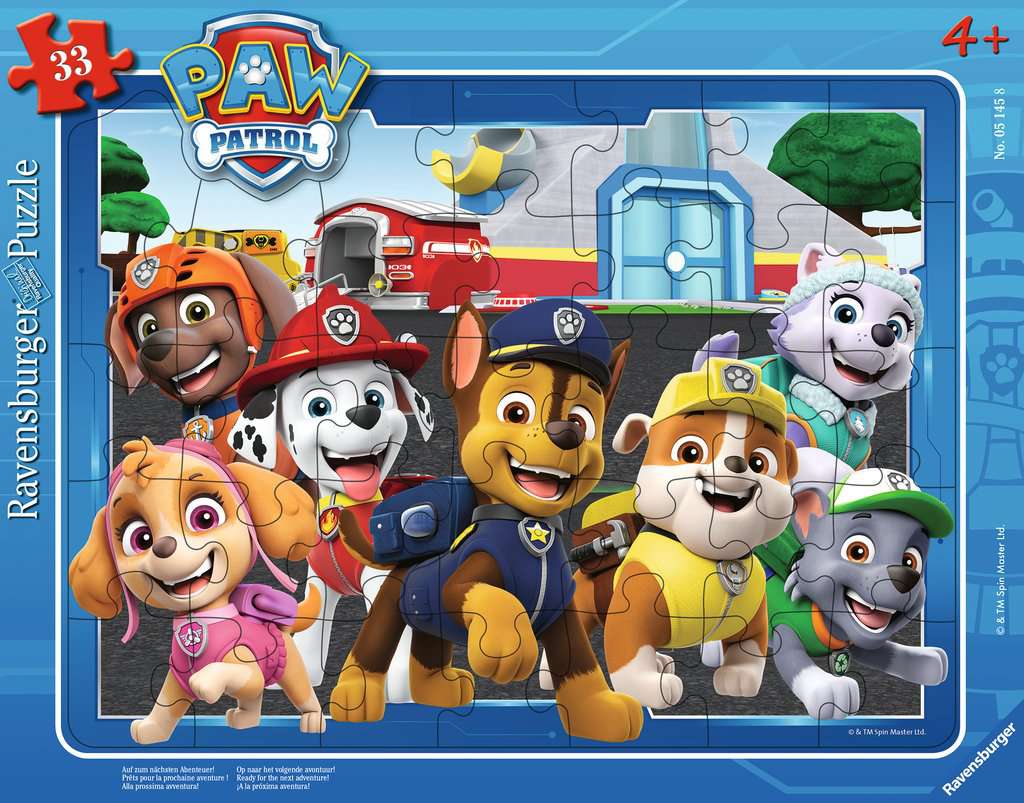 Paw Patrol Rahmenpuzzle Abenteuer Teile