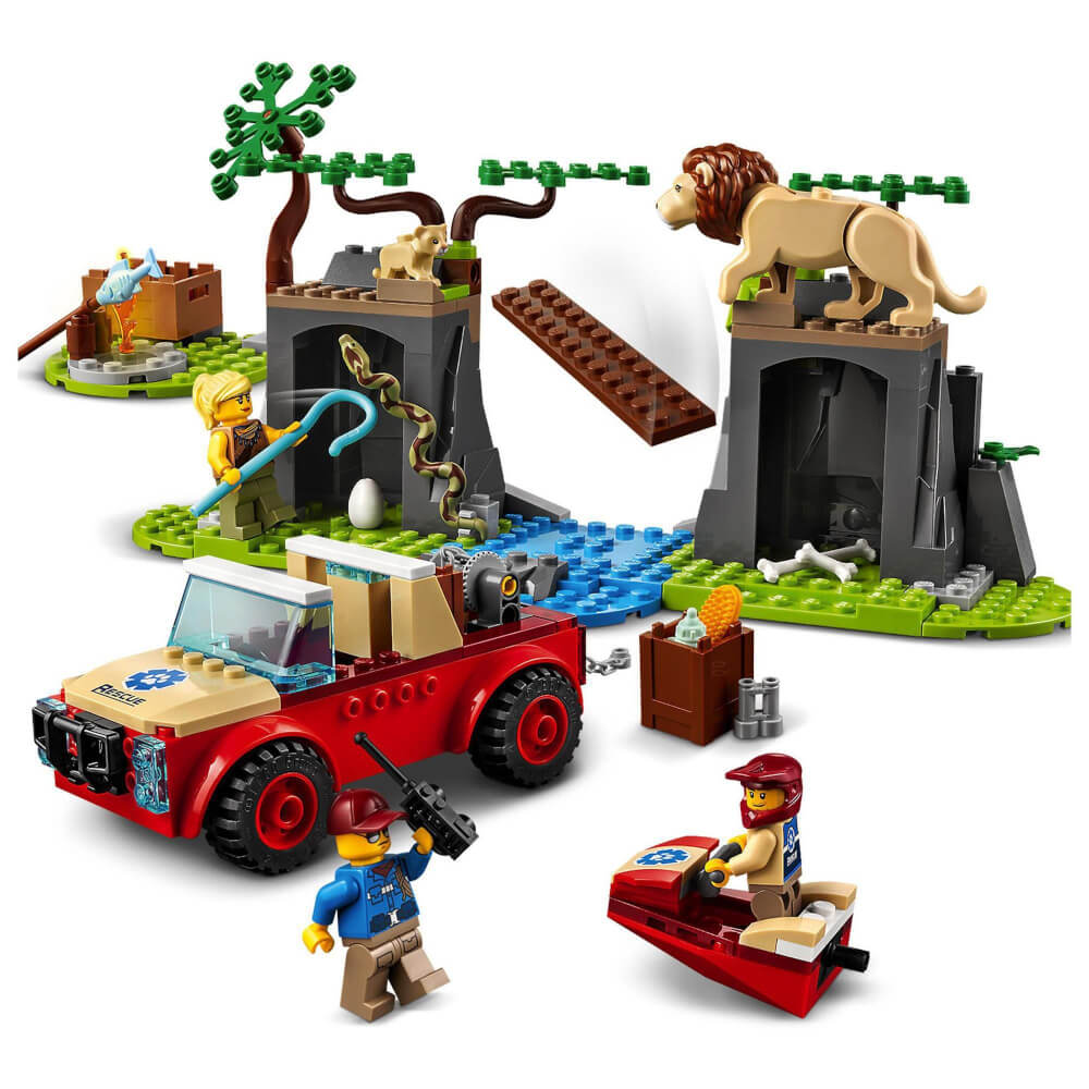 LEGO City Tierrettungs Gelaendewagen Teile