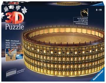 Kolosseum Nacht 3D Puzzle Teile