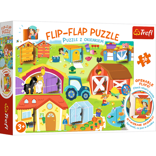 Flip-Flap Puzzle Bauernhof Teile