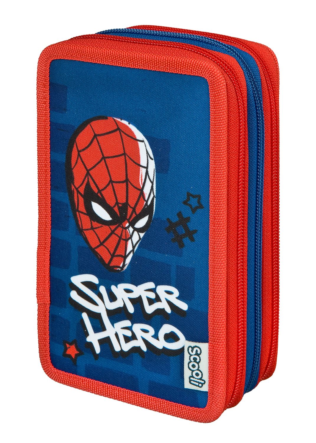 Spider-Man Tripledecker gefülltes Schülermäppchen