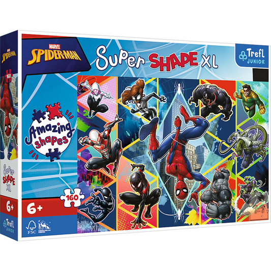 Marvel Spiderman Junior Super ShapeL Puzzle
