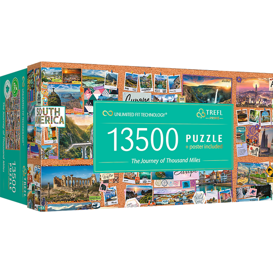 Tausend Meilen Puzzle Teile