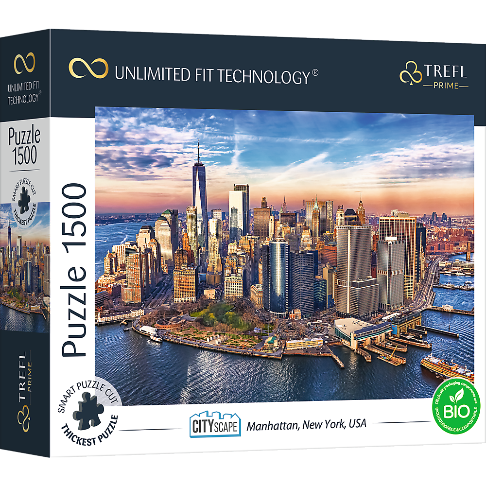 Cityscape Manhattan New York USA UFT Puzzle
