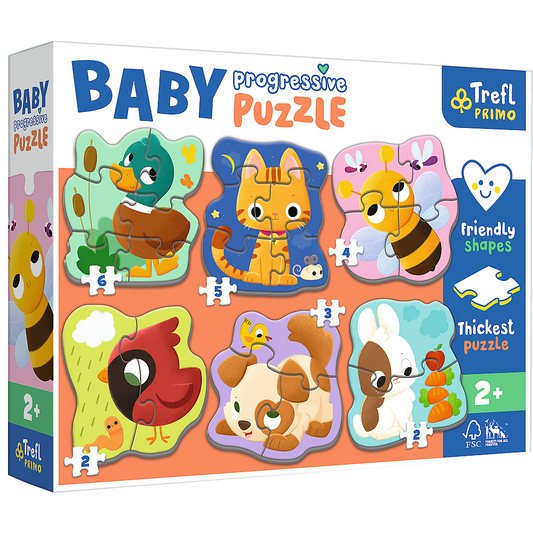 Tiere Primo Baby Puzzle in