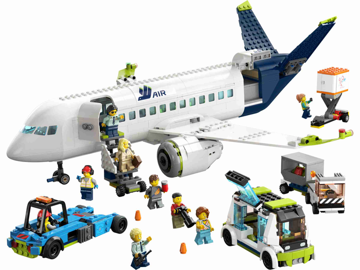 LEGO City Passagierflugzeug Teile