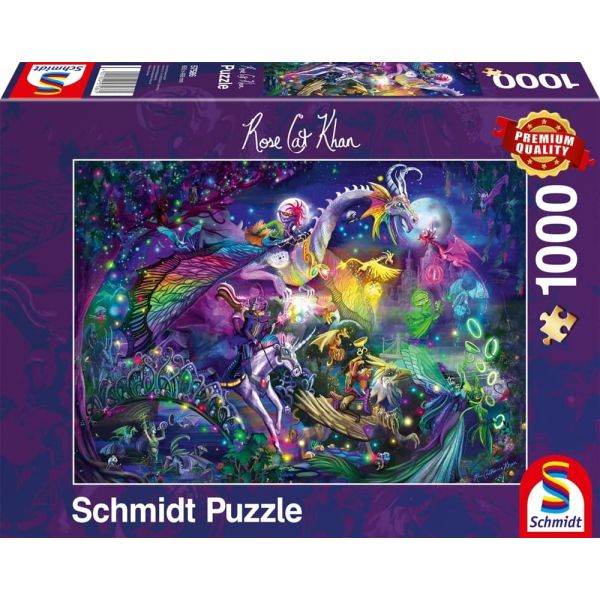 Sommernachtszirkus Puzzle Rose Cat Khan