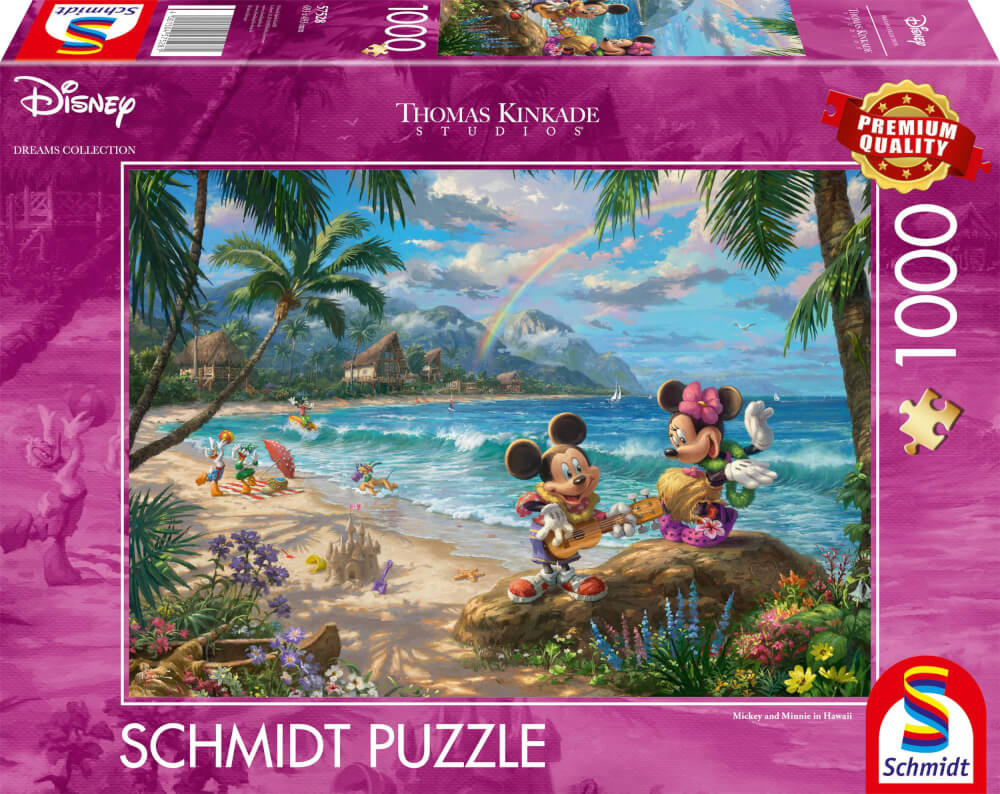 Disney Mickey Minnie Hawaii Puzzle
