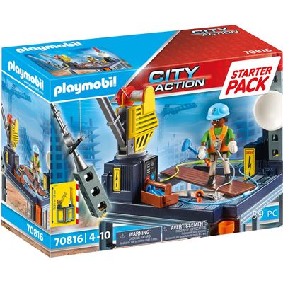 PLAYMOBIL City Action Baustelle Seilwinde