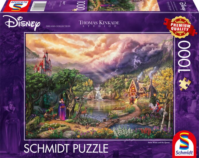 Schneewittchen Königin Puzzle Kinkade Sammlung