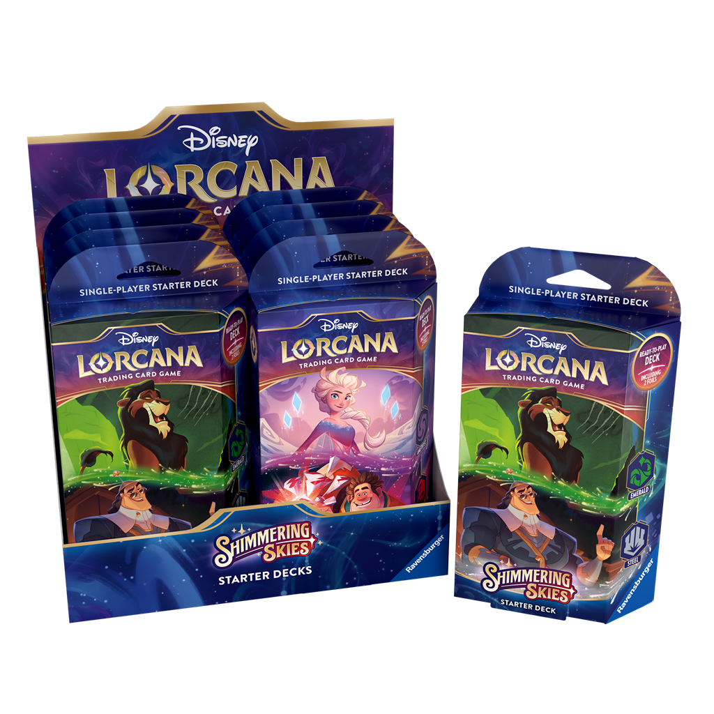 Disney Lorcana Set Shimmering Skies Starter Deck Display pcs EN