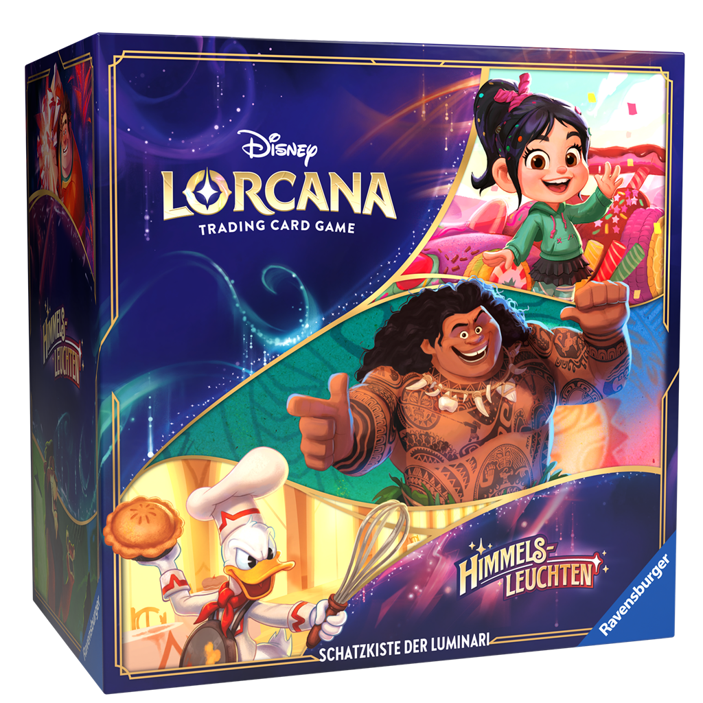 Disney Lorcana Set Himmelsleuchten Schatzkiste der Luminari Pack DE