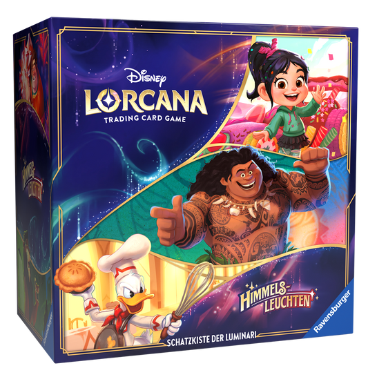Disney Lorcana Set Himmelsleuchten Schatzkiste der Luminari Pack DE