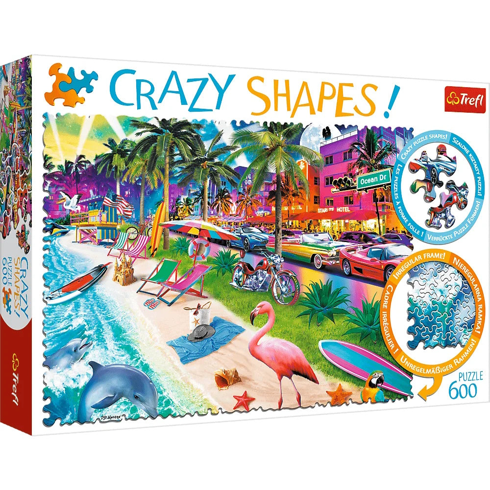 Miami Beach USA Puzzle Crazy Shapes