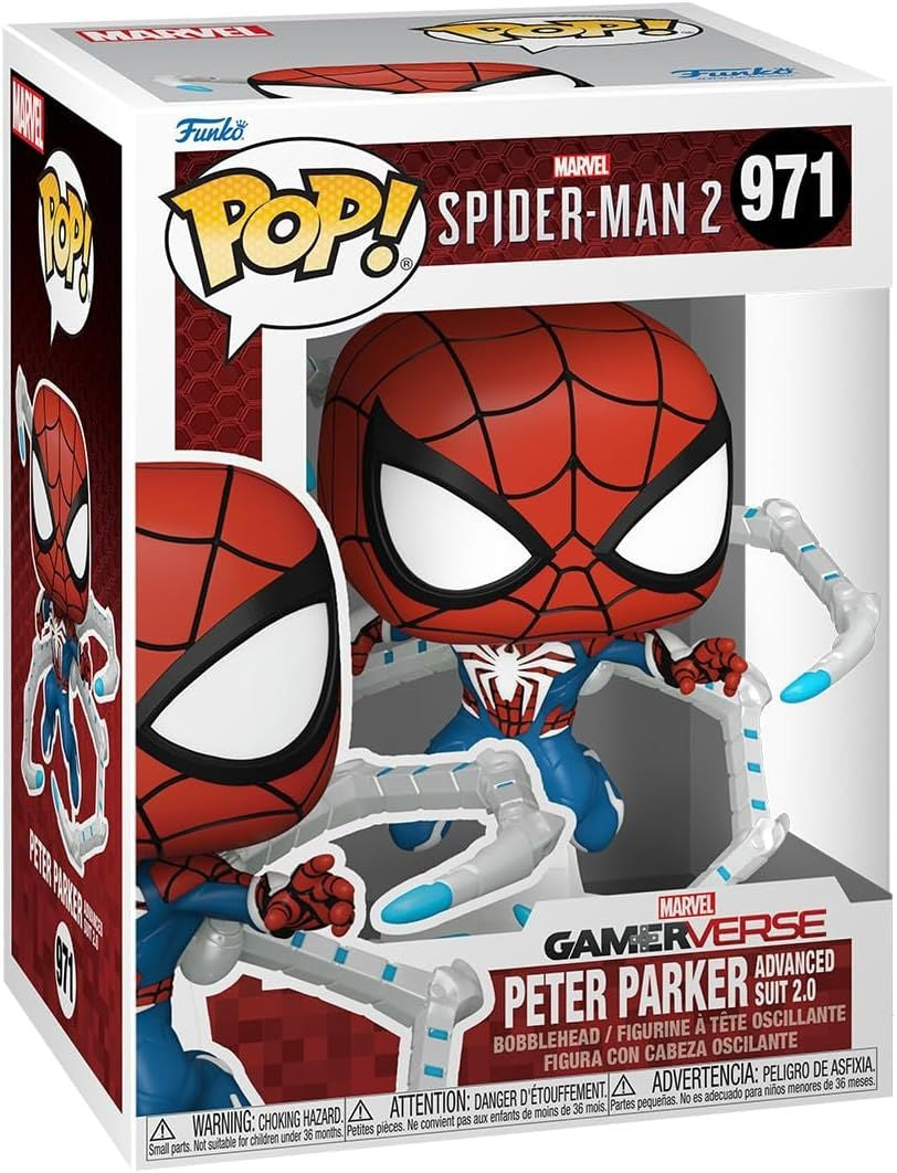 Pop SpiderMan Peter Parker Advanced Suit