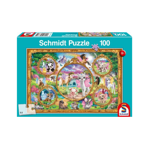Animal_Club_Einhorn-Tierwelt_100_Teile_Puzzle