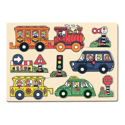 Bino Mertens Steckpuzzle Verkehr