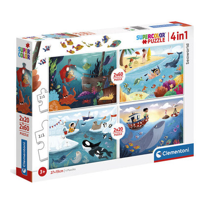 Clementoni Puzzle Supercolor Seaworld Teile