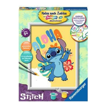 Disney Stitch Malen Zahlen