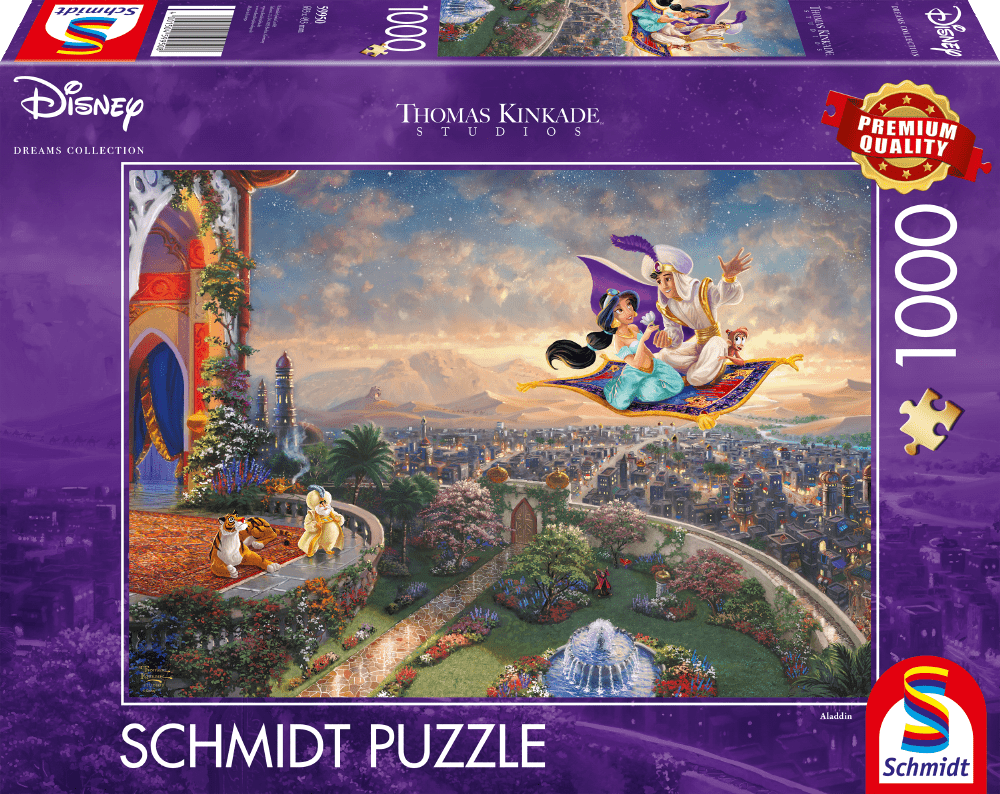 Disney Aladdin Puzzle Kinkade Teile