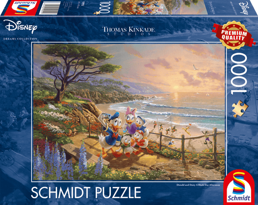 Disney Donald Daisy Duck Puzzle Kinkade