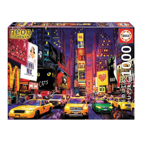 Educa Puzzle Neon Times Square