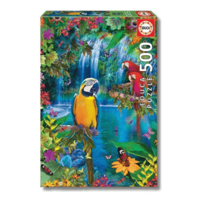 Educa_Puzzle_Bird_Tropical_Land_500_Teile_Puzzle
